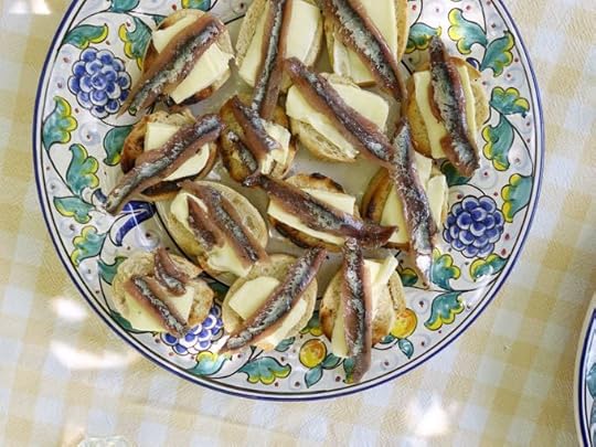 Crostini with Butter and Anchovies