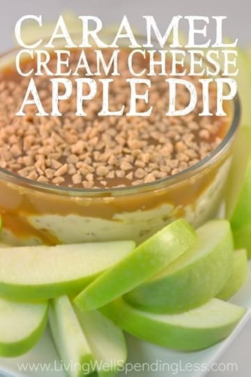 Caramel Cream Cheese Apple Dip