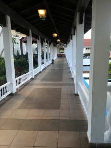 the lobby