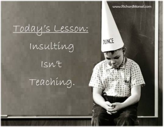 Insulting