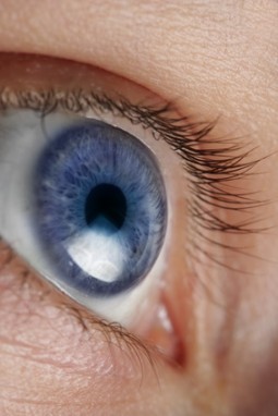 Closeup an eye