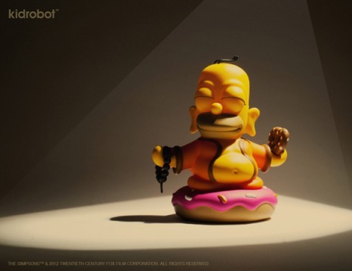 Kidrobot-The-Simpsons-Homer-Buddha
