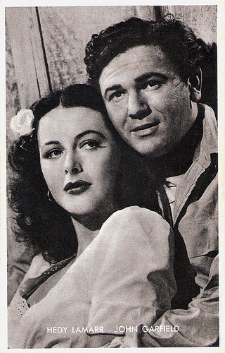 Hedy Lamarr and John Garfield in Tortilla Flat