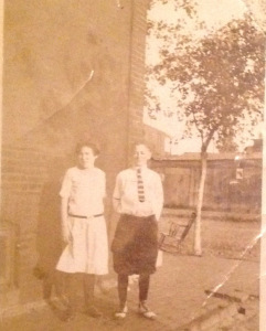 My grandmother and her brother in the early 1900's.
