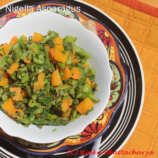 Ginger Nigella Asparagus