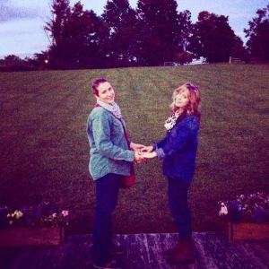me and Cyn in Vermont last summer