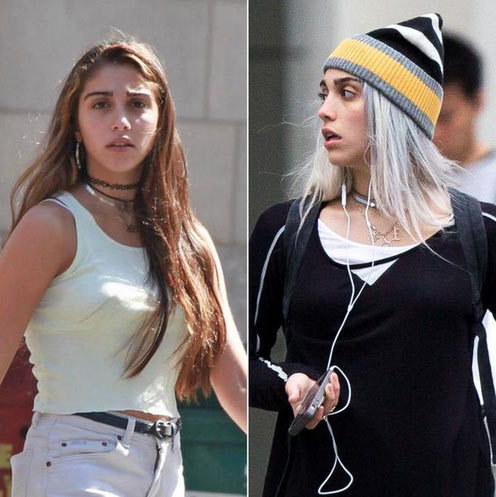 Lourdes Leon' Grey Look