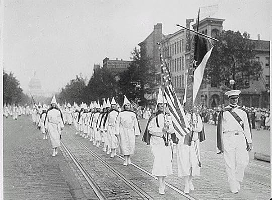 March of Ku Klux Klan members, Washington D.C. 1928 