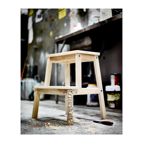 Pinterest: What They Did With The Ikea Bekväm Stool Made Peachy 