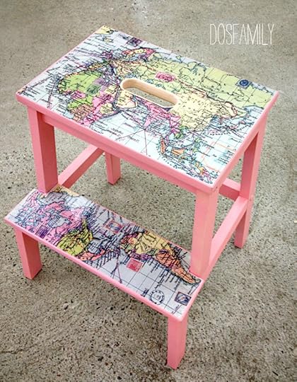 Pinterest: What They Did With The Ikea Bekväm Stool Made Peachy 