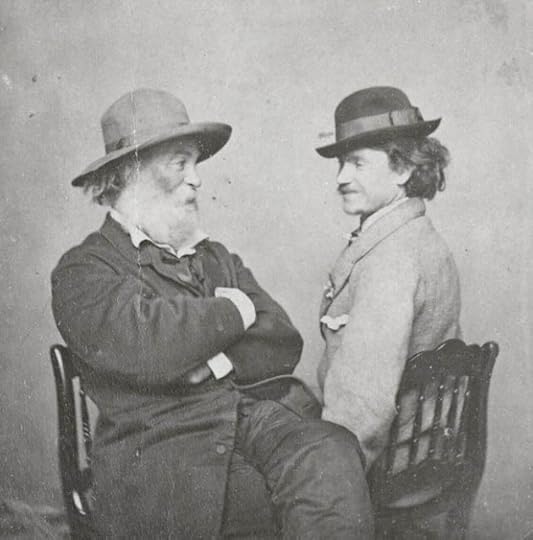 “Walt Whitman and Peter Doyle” (c. 1869) Source: Ohio Wesleyan University, Bayley Collection. Public Domain.