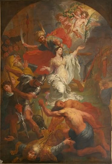 The beheading of Saint Dymphna