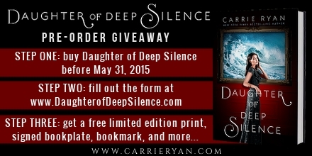 Daughter of Deep Silence pre-order giveaway details