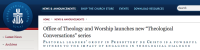 Interview on Deepening Our Theological Conversations