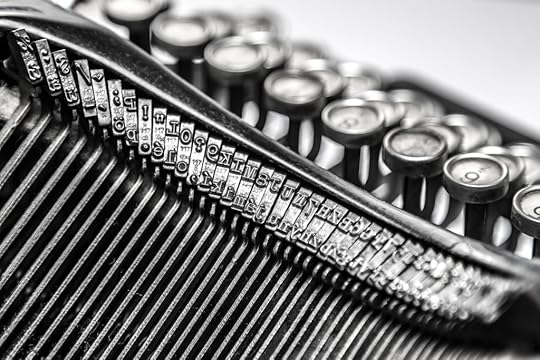 Close-up of old typewriter