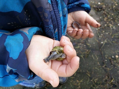 Photo: How not to squelch a kid's curiosity about nature