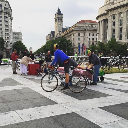 Very early at Bike to Work Day #bikedc #btwd