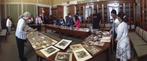 The Manuscript Division presented a display of items from the Rosa Parks Collection following the event.