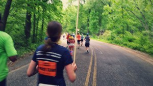 Running through the Arb with Other Emily.
