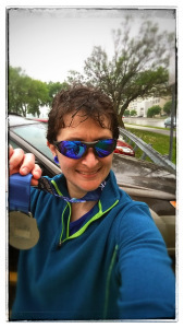 Post-race.