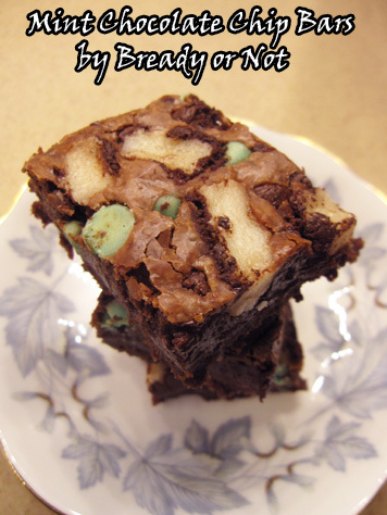 Mint Choc Chip Bars