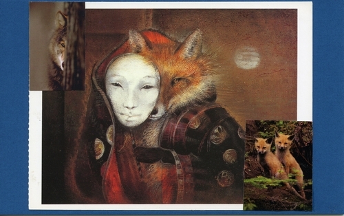 FOXES Pat's SoulCollage card 2 (Mother) w