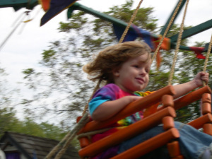 girl in swing MorgueFile