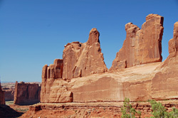 At Arches National Monument in Utah