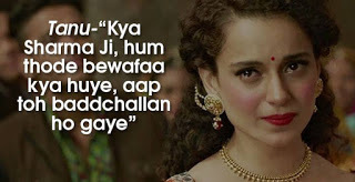 tanu_manu_dialogues_bewafa_baddchallan_vikrmn_author_ca_verma_10alone