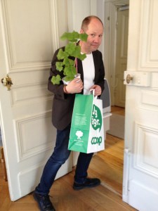 farväl med pelargon