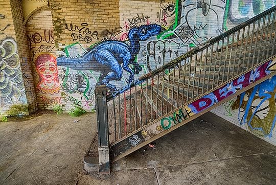 Dinosaur Climbing Stair © Harold Davis