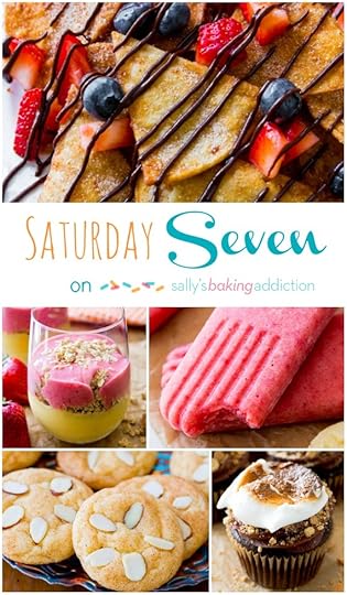 7 fun and easy recipes including dessert nachos, strawberry popsicles, s'mores cupcakes, and sand dollar cookies!