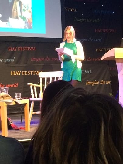 I read from First Class Murder - picture by Michelle Toy