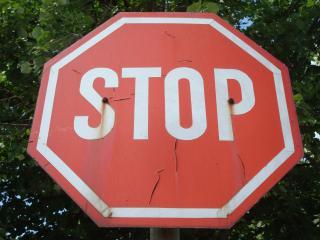 stop sign