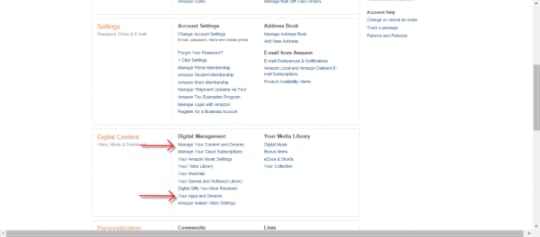 Amazon manage devices