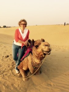Camel riding in Rajashtan Desert