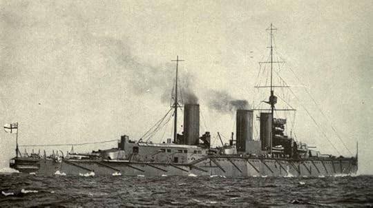 The battlecruiser HMS Queen Mary