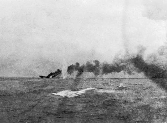 The destruction of HMS Indefatigable