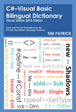 C#-Visual Basic Bilingual Dictionary