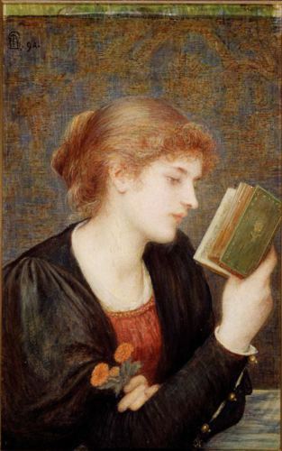 Painting by Marie Spartali Stillman
