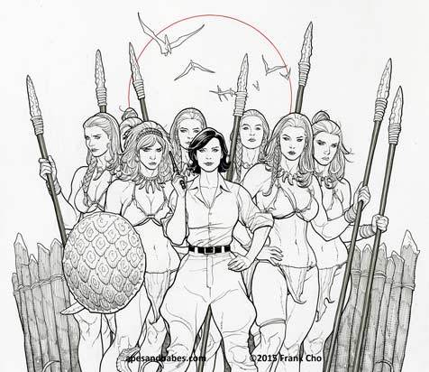 Frank Cho Phantom Eagle: Where Monsters Dwell 