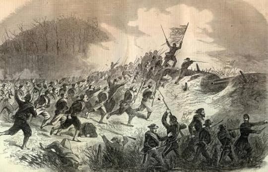 The Charge of Hawkins' Zouaves at Roanoke Island (Harper's Weekly)