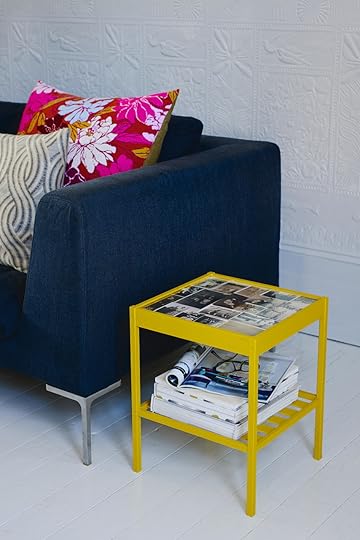 DIY Glass Top Table Photo Display Made Peachy 