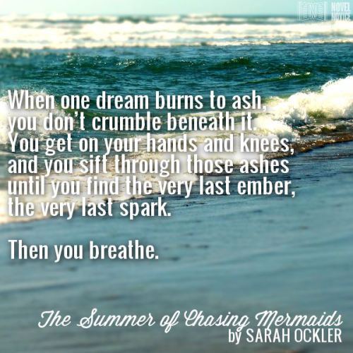 The Summer of Chasing Mermaids, art & photo by Sara at Novel Novice