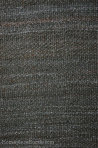 Erlene's green and Nankeen brown cotton spun and woven.