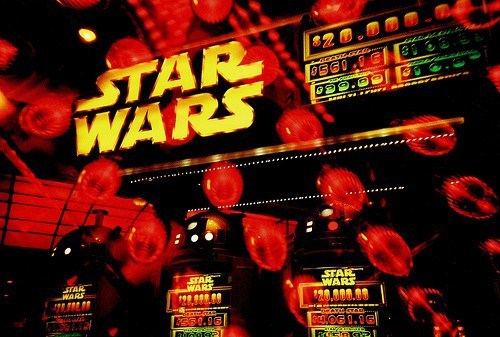 Star Wars at the casino. Image by Lomo-Cam.