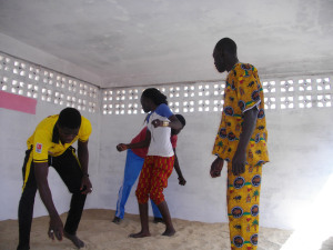 improv under eyes of union man