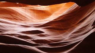 amazing rock formations caused by wind and water at Antelope Canyon, Arizona