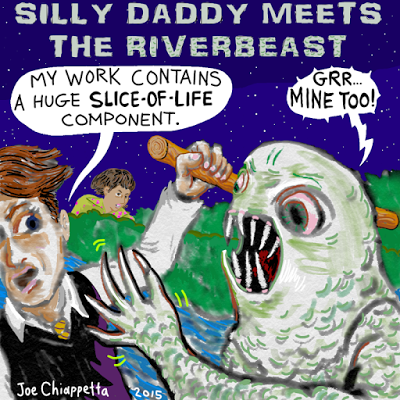 Silly Daddy Meets the Riverbeast comic by Joe Chiappetta