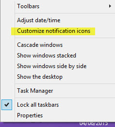 Customize notification icons